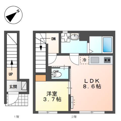 ESPOIR　HILLS 間取り図画像