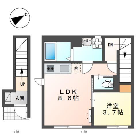ESPOIR　HILLS 間取り図画像