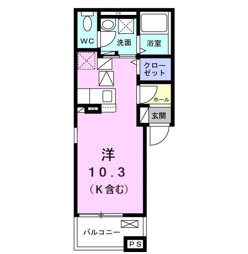 カルムコート向ヶ丘（101） 間取り図画像