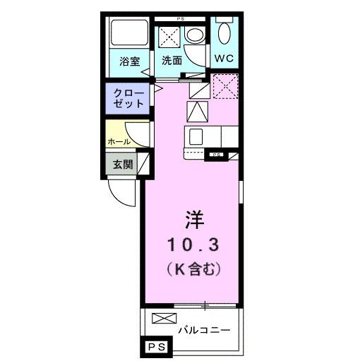 カルムコート向ヶ丘（102） 間取り図画像