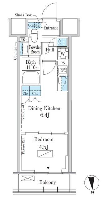 パークアクシス新宿百人町（544） 間取り図画像