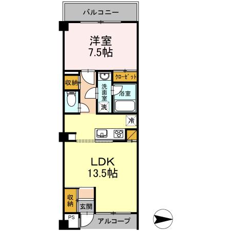 NEWORK（303） 間取り図画像