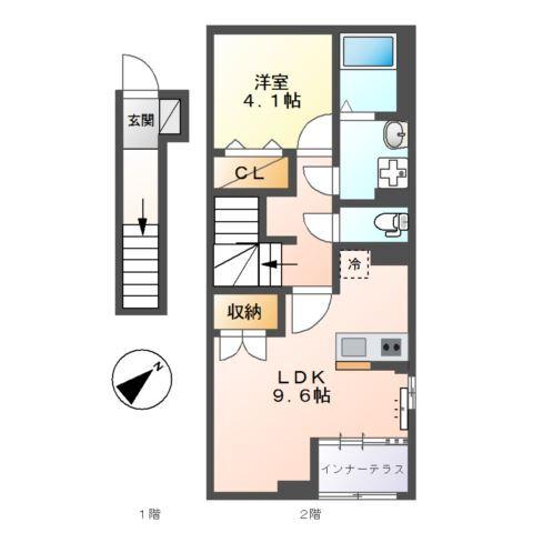 ｙ’ｓ・ｌｉｅｎ 間取り図画像