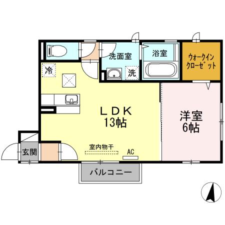 グリーンハイツ（101） 間取り図画像
