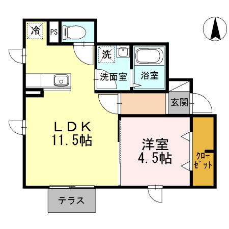ウェールス多摩川（102） 間取り図画像