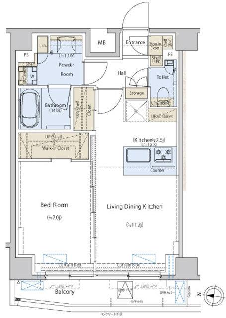 Ｃｅｄａｒ　Ｐｌａｚａ目黒本町（406） 間取り図画像