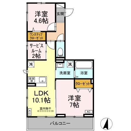 ローレルハイム（301） 間取り図画像