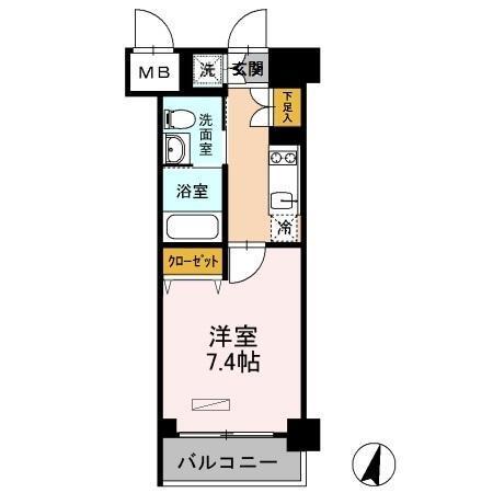 カスタリア武蔵小杉（0110） 間取り図画像