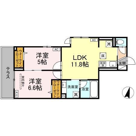 D Paina 木月住吉町（103） 間取り図画像