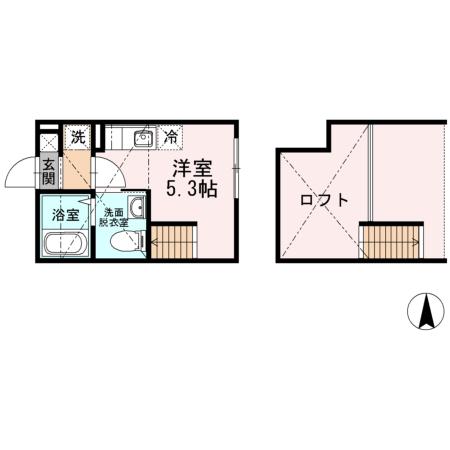 如水（102） 間取り図画像
