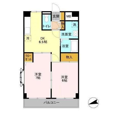 夏見ショッパーズ（603） 間取り図画像