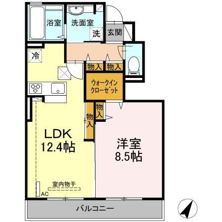 アゼリアコート　Ⅲ（102） 間取り図画像