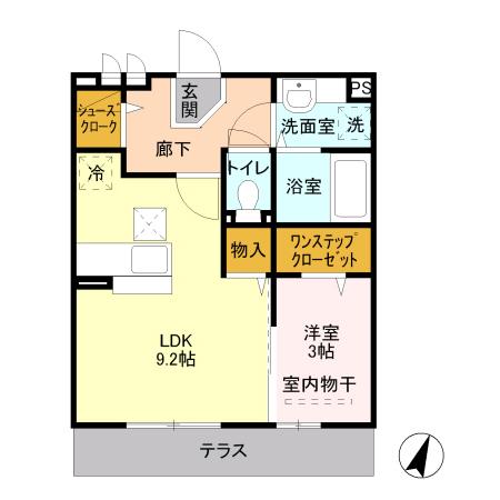 エトワール　Ａ（103） 間取り図画像