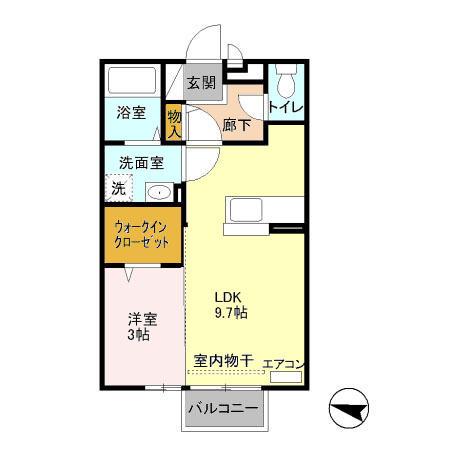 チェリーセージ（202） 間取り図画像