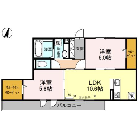 ルピネス（202） 間取り図画像