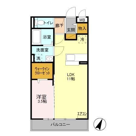ハルム　B（B303） 間取り図画像