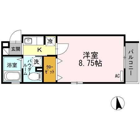 グリーンコア（202） 間取り図画像