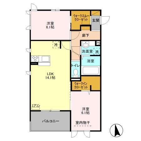 リシェス　Ⅰ（305） 間取り図画像