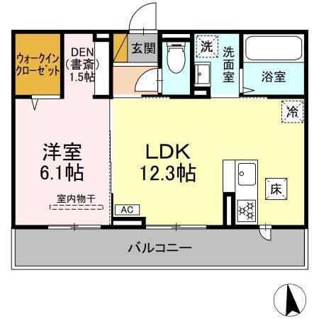 ランギロア（102） 間取り図画像