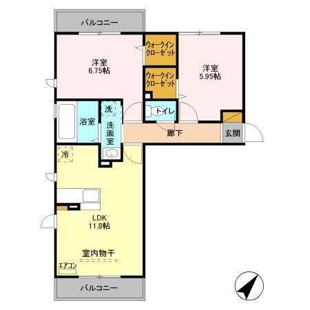 エスペランサAB（A303） 間取り図画像