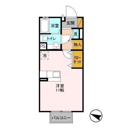 プレジール　Ⅰ（202） 間取り図画像