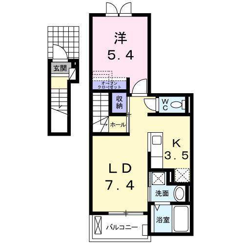 ノイクラール（204） 間取り図画像