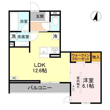 ウエストスクエア（305） 間取り図画像