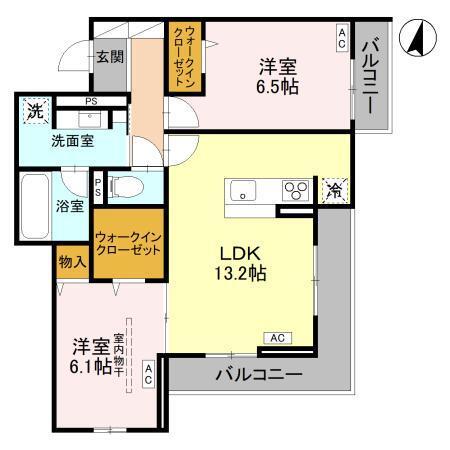ウエストスクエア（303） 間取り図画像
