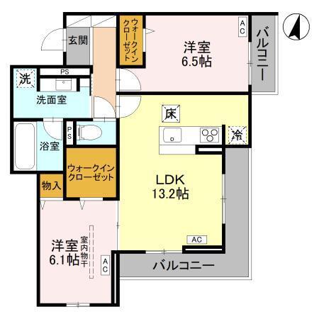 ウエストスクエア（103） 間取り図画像