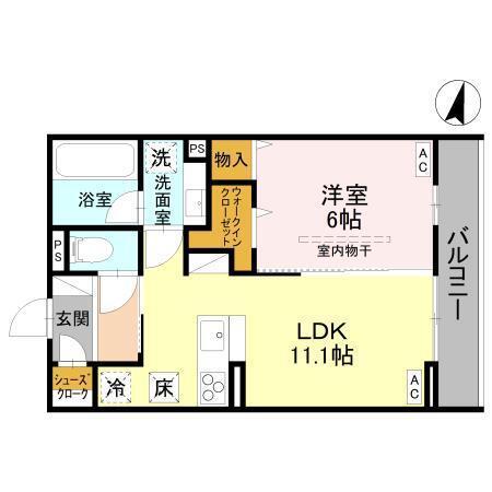 ウエストスクエア（102） 間取り図画像