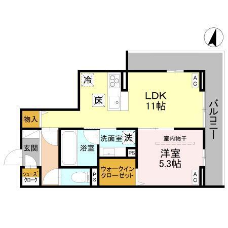 ウエストスクエア（101） 間取り図画像