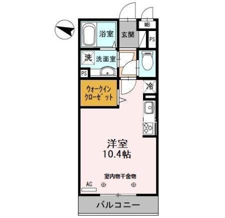 エミネンスⅡ（306） 間取り図画像