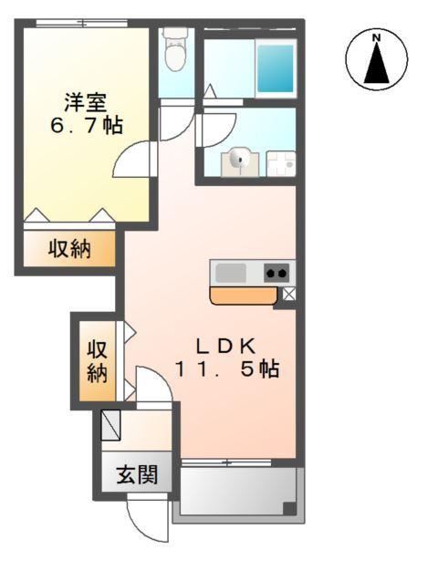 アンバーヒル 間取り図画像