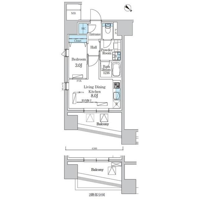 デュオフラッツ池尻大橋（1202） 間取り図画像