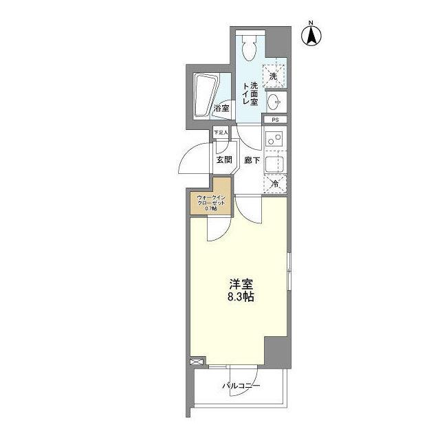 コンフォリア桜上水（807） 間取り図画像