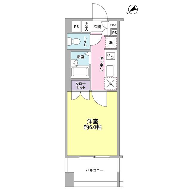 プロスペール溝の口（403） 間取り図画像