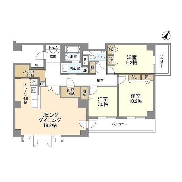 ステラメゾン碑文谷（305） 間取り図画像