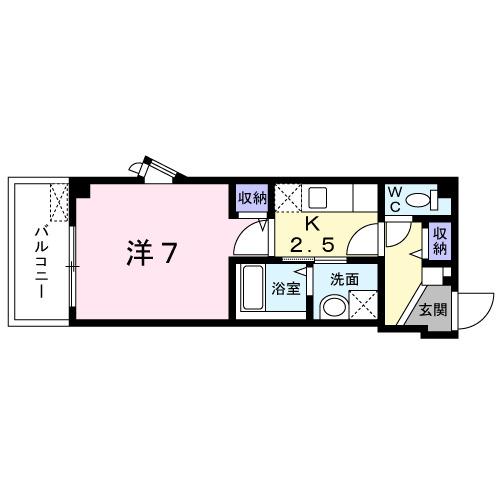 セモア中山（210） 間取り図画像