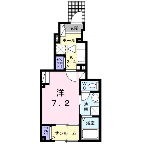 Ｇｒａｎ　Ｎｏｉｒ　Ⅰ（104） 間取り図画像