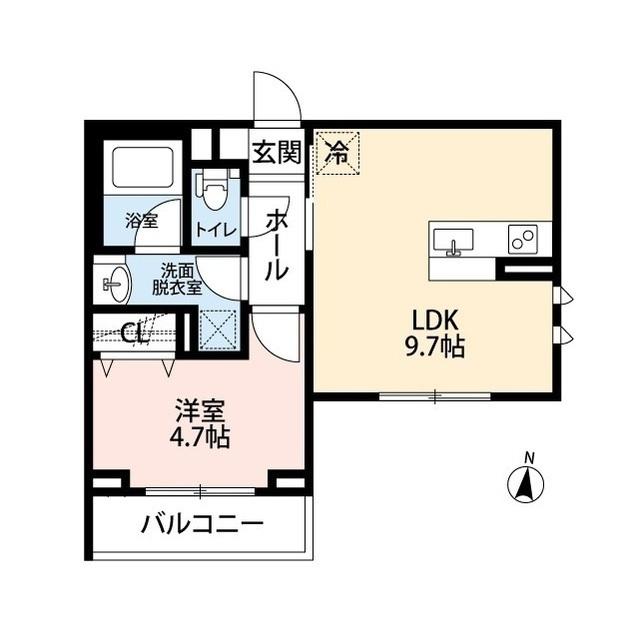 PAL HOUSE 祖師谷（101） 間取り図画像