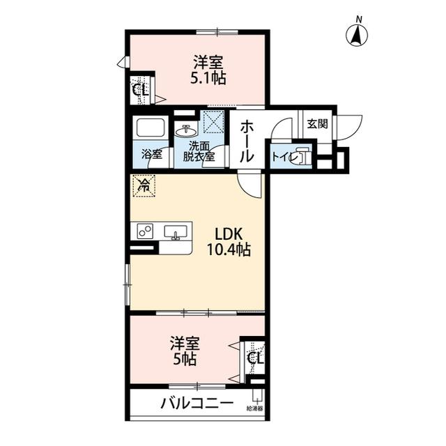 PAL HOUSE 祖師谷（202） 間取り図画像