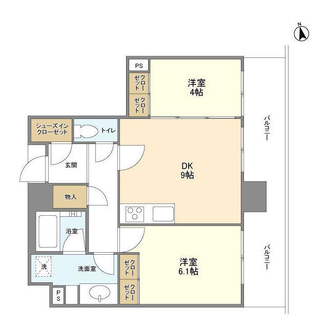 グランテール代々木（701） 間取り図画像
