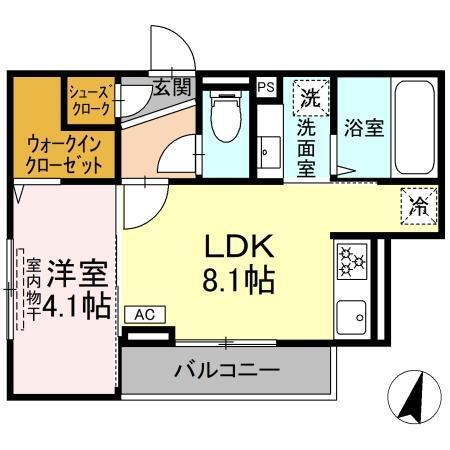 D Paina弘明寺Ⅱ（202） 間取り図画像
