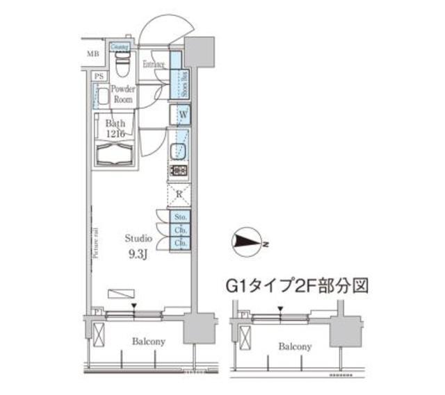 パークアクシス東高円寺（306） 間取り図画像
