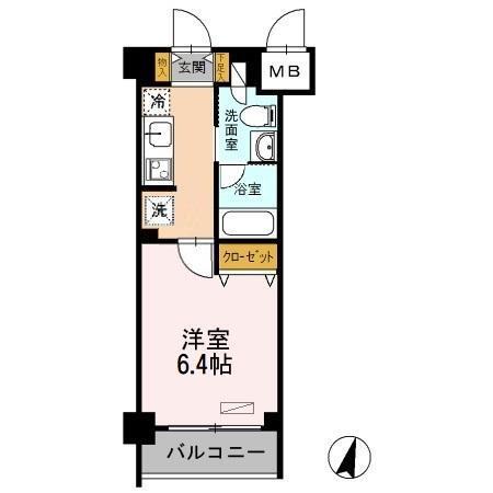 カスタリア武蔵小杉（0103） 間取り図画像