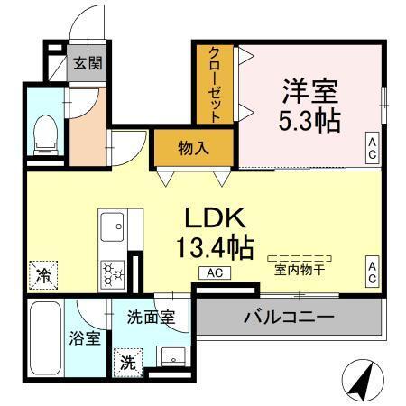 エスペリア新百合ヶ丘（302） 間取り図画像