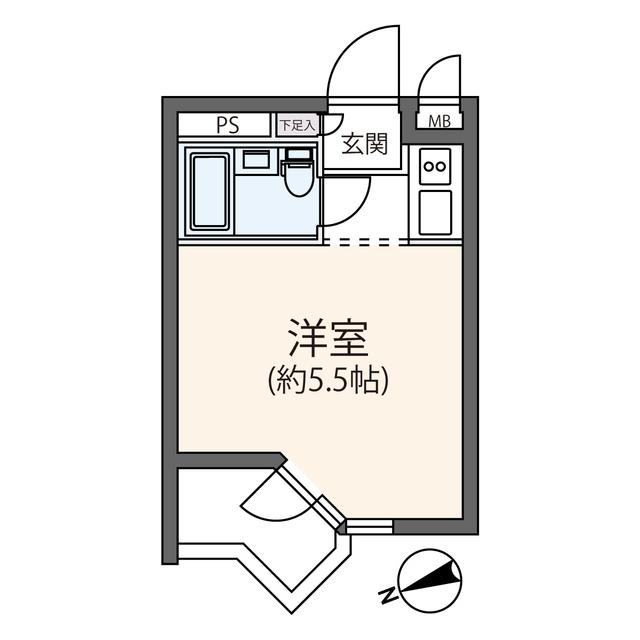 ヒミココート経堂（203） 間取り図画像