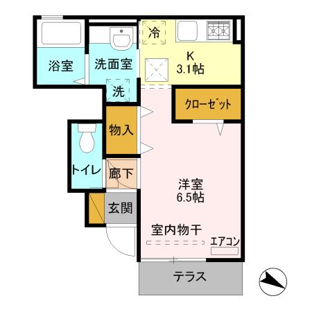 アリエル（101） 間取り図画像