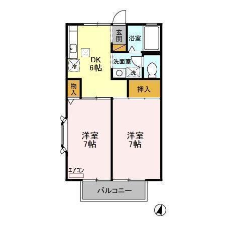 セディアメージュ浦安（103） 間取り図画像