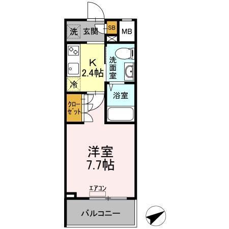 イーストサイドレジデンス（208） 間取り図画像